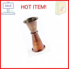 American Metalcraft ACJ2 Antique Copper Jigger, 0.5 oz. x 0.75 oz.