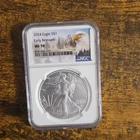 U.S. Mint American Eagle 2024 1 oz Silver NGC MS 70 Early Releases Coin