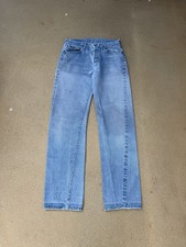 Vintage 70 s Levi s 501xx Redline Selvedge Distressed Denim Jeans Size 31x34 USA