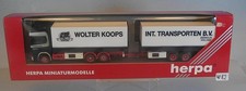 Herpa 1/87 Nr. 148115 Scania TL Hängerzug Koffer Walter Koops NL OVP #4082