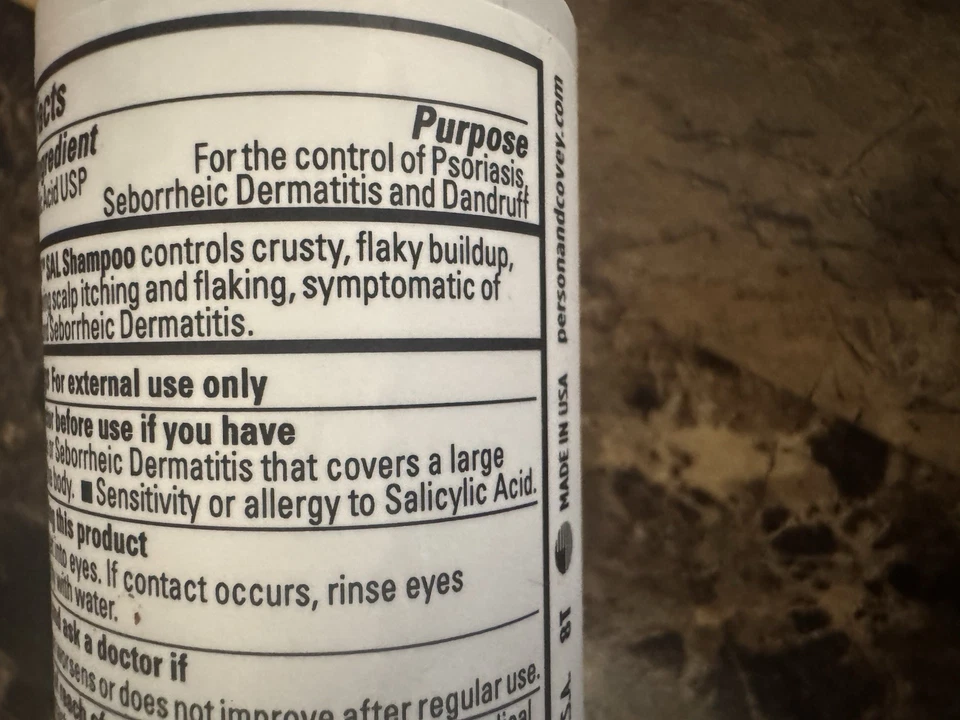 Champú para Psoriasis con 3% Ácido Salicílico, 4 Oz, 1 Botella, Seborrh Terapéutico... Foto 3 de 4