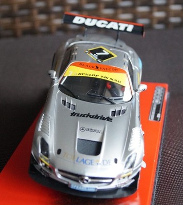 SCX Mercedes Benz SLS AMG (C197) No 7 Heyer Jäger Breslin Sey. Licht Neu in Box