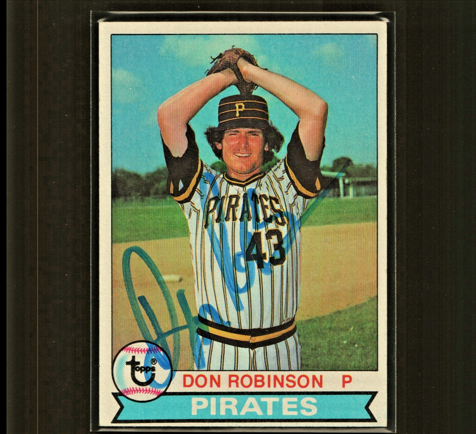 1979 Topps #264 Don Robinson - AUTOGRAPHED - Pirates - Inv# 0746