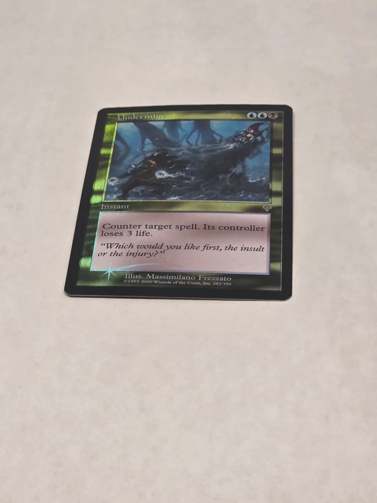 MTG Undermine FOIL Invasion NM Near Mint Rare Counterspell English