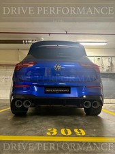 4” STAINLESS STEEL SAND BLASTED AKRAPOVIC EXHAUST TIPS VW GOLF R MK7 7.5 MK8 8.5