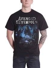 Image of Avenged Sevenfold Recurring Nightmare Band Logo Official Mens New Black T Shirt