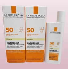LA ROCHE POSAY ANTHELIOS MINERAL SPF 50 SUNSCREEN 1.7 OZ EXP: 2028 LOT OF 2