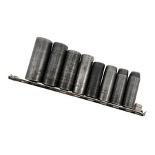 Snap On Tools SIMF 8 pc Deep Impact Socket Set 5/16-3/4 6 Point 3/8