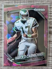 Harold Carmichael 2025 Panini Prizm Black Prizms Purple Ice /149
