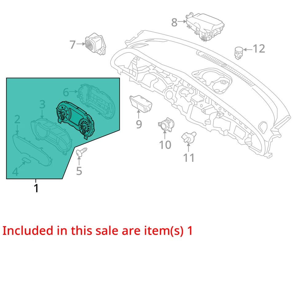 Speedometer US Market 7.0" Screen Fits 19-21 STINGER 1021932 - Image 3 of 4