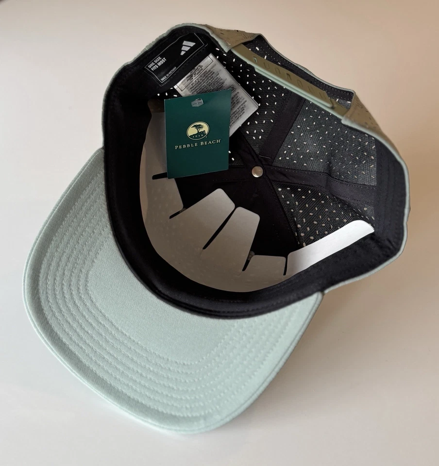 Sombrero de playa Pebble - Directo de la tienda profesional de enlaces de golf Pebble Beach Foto 3 de 3