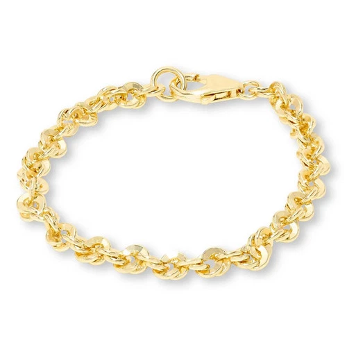 Bellezza Bronze Bellissima Bronze Diamond-Cut Disco Chain Bracelet, 7-1/4" - product listing photo