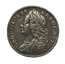 1758 Sixpence George II  # E-107