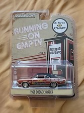 greenlight 1/64 1968 dodge charger running on empty