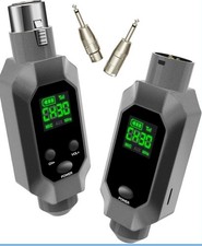 Wireless XLR Transmitter  Receiver: UHF Wireless Microphone System ,Guitar