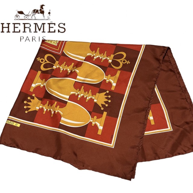 HERMES Large Square Silk Scarf 90 Luxury Fashion Accessory