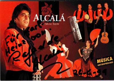 Original Autogramm Rafael de Alcala /// Autograph signiert signed signee  350326