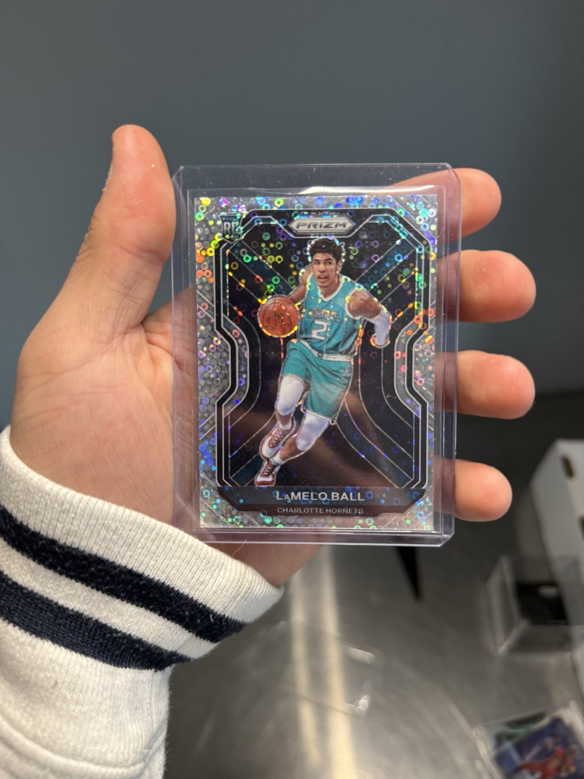 2020-21 Panini Prizm Fast Break Variation #278 LaMelo Ball SP ROOKIE RC HORNETS