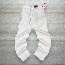 Vintage 90s Lee Corduroy Pants Womens 10 Baggy Tapered Leg Fit Light Tan Flat