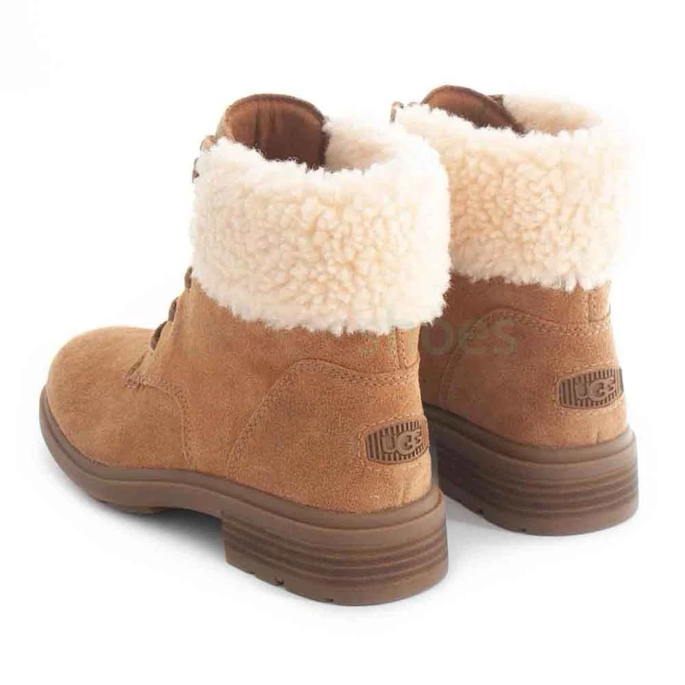 Ugg Women's Harrison 1121790 Brown Snow Boots - Size 8