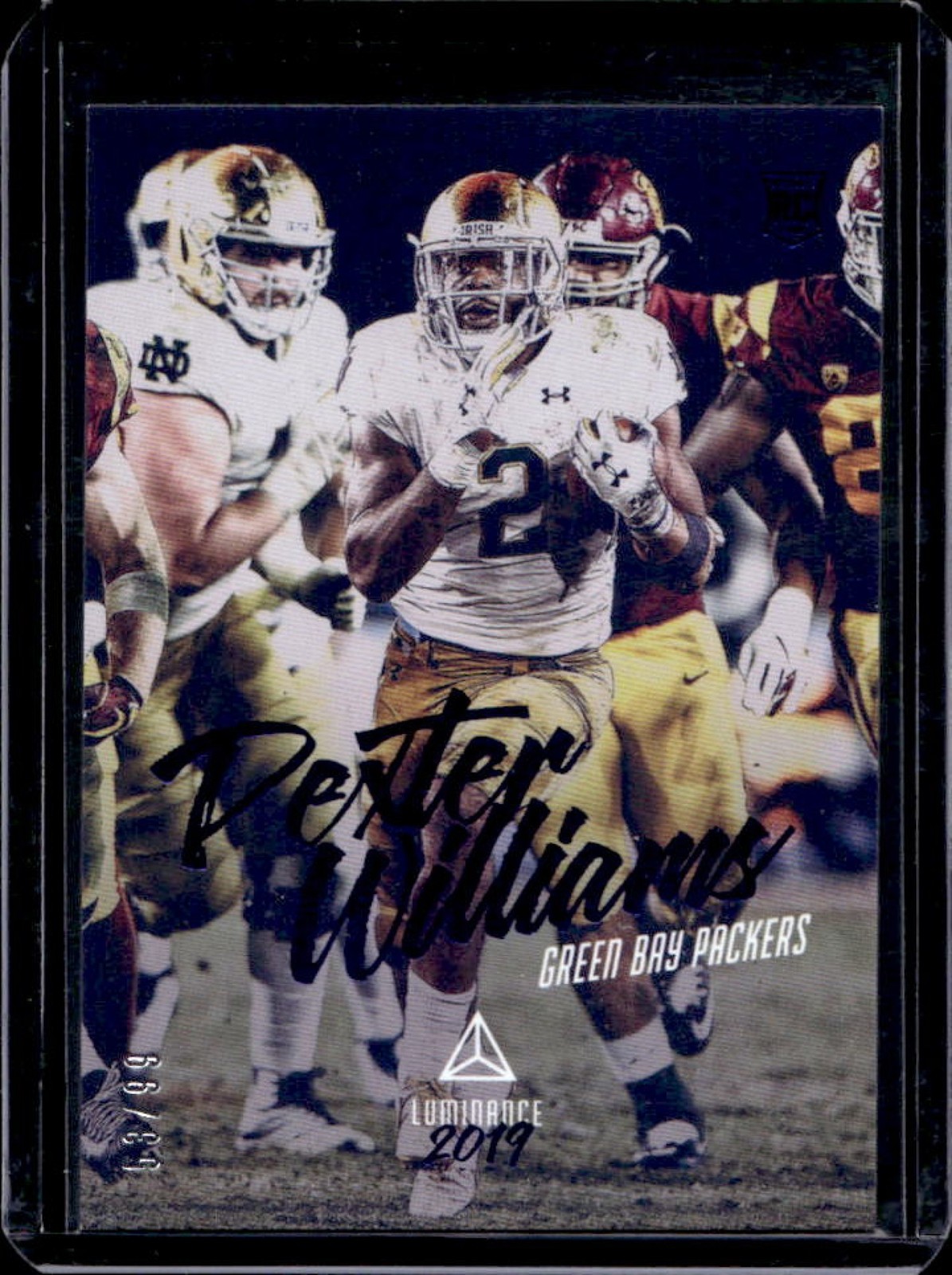Dexter Williams Panini Luminance #153 Blue