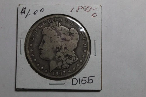 1893 O Morgan Silver Dollar D155