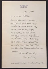 Alfred DÖBLIN, Curt SACHS, et al: Group of Letters to Rudolf DÖBLIN (Cellist)