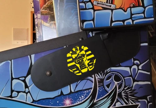 Stern Iron Maiden Lighted Magnetic Hinge Covers pinball machine YELLOW-0925