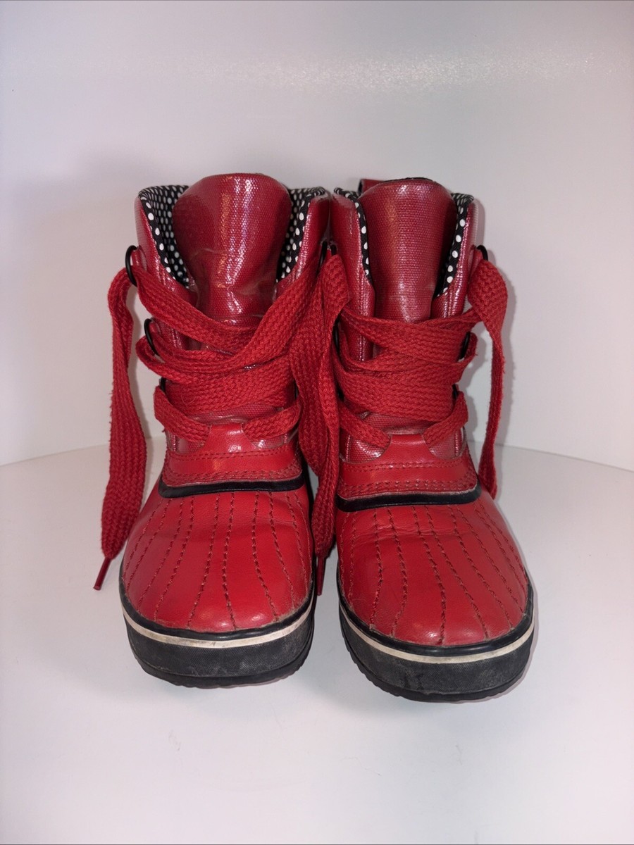 Ankle Boots Sorel Red Rain Boots Duck Boots Sorel Womens Rain - Main Image