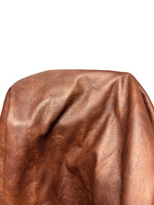 Cognac Tan Natural Cowhide Leather Hide Workshop Crafting 2.5oz  20 Sq Ft