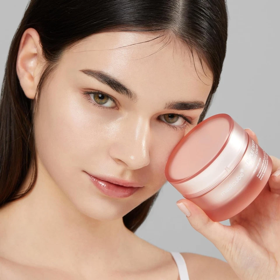 Medicube Triple Collagen Cream - Hydrating & Firming Moisturizer with Hyaluronic - Image 3 of 4