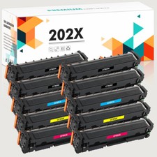 10pk Color Toner Compatible With HP 202X CF500X LaserJet M254dw M281cdw M281fdw