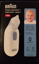 Braun Nasal Aspirator 1 Helps Clear Stuffy Noses Fast And Gently 0 Months New