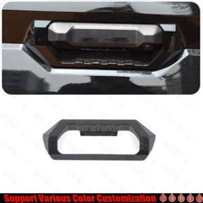 22-2024 For Toyota Tundra Carbon Fiber ABS Tailgate Door Handle Bowl Decor Cover