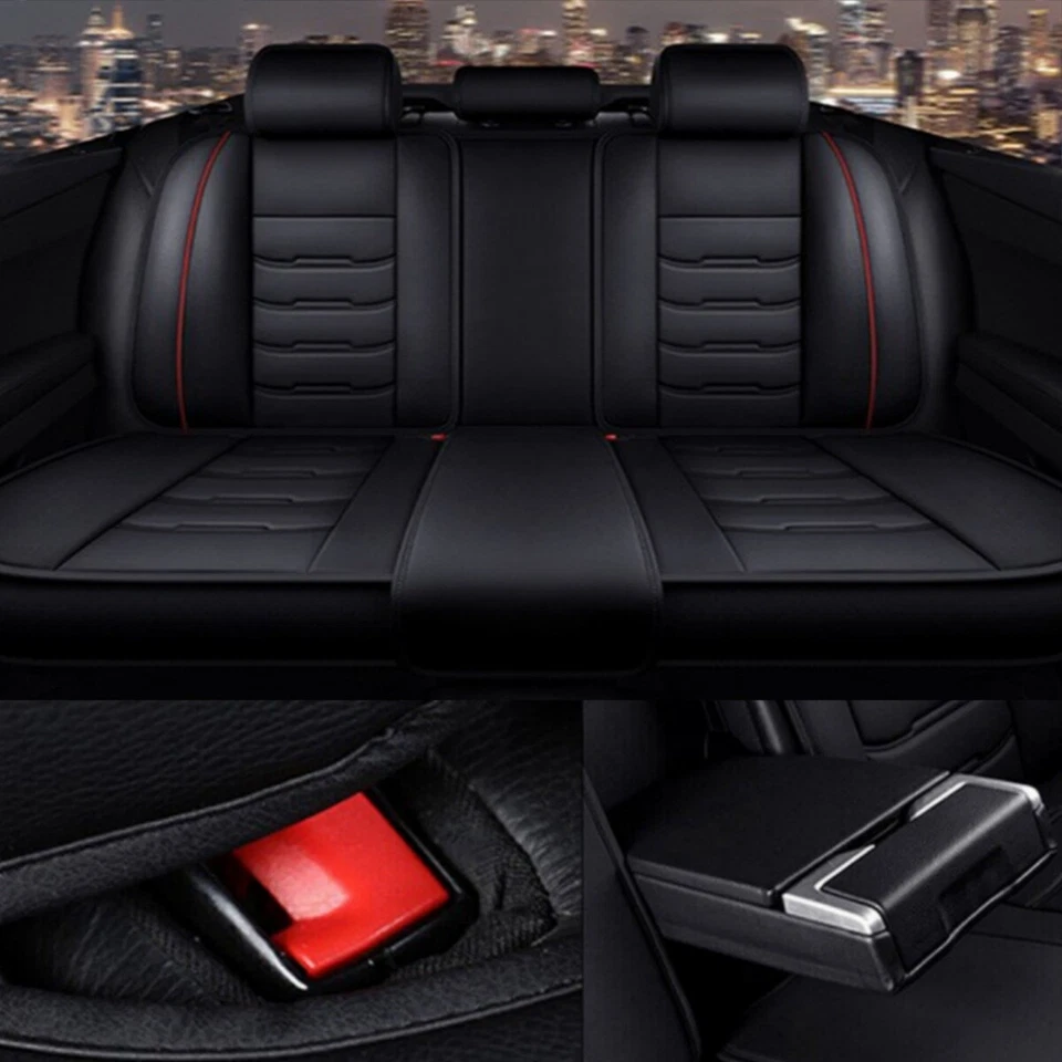 For Toyota Corolla S SE XSE 2014 2015 2016 2017 2018 2019 - Car 5 Seat Cover Set - Imagem 4 de 4