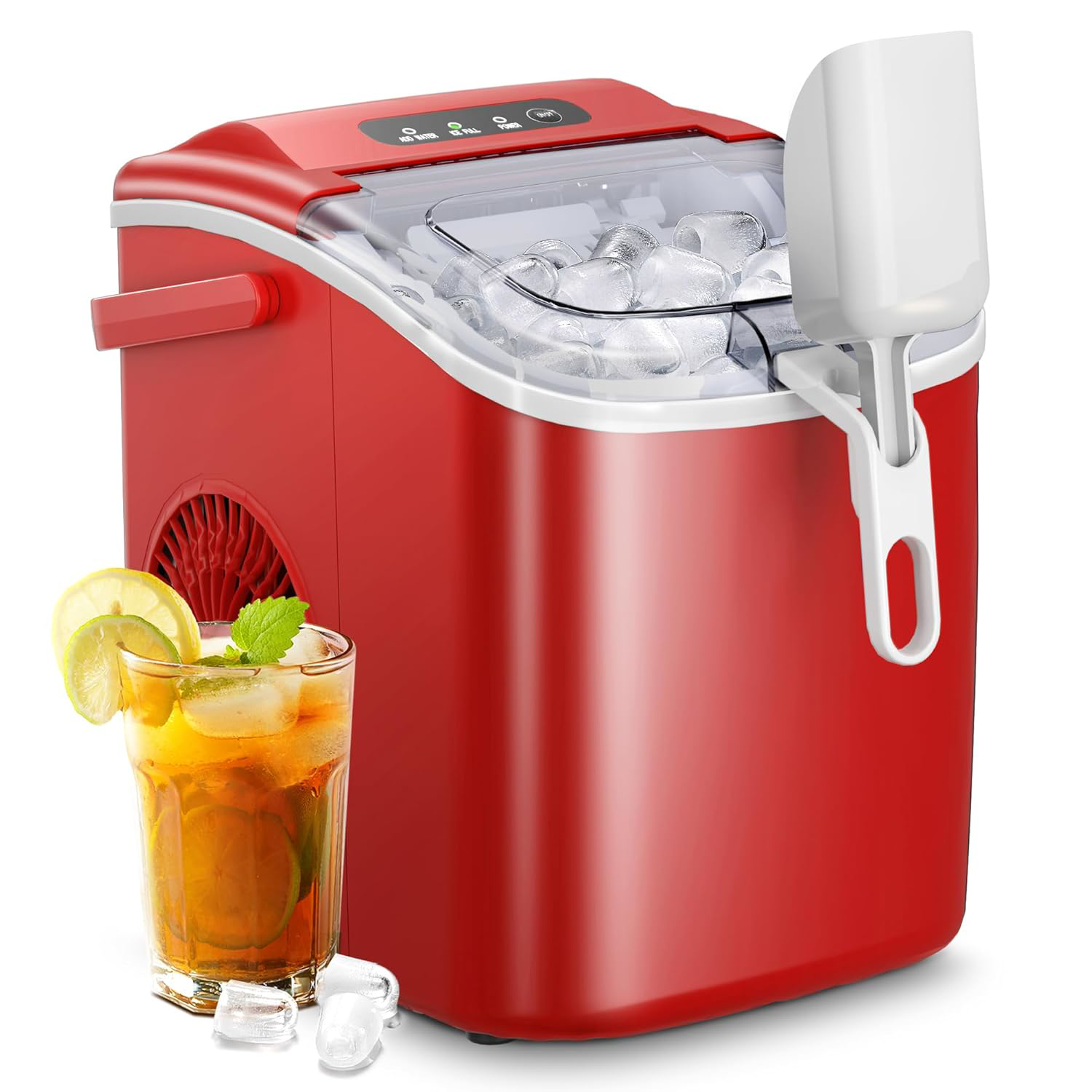 AGLUCKY Ice Makers Countertop,Portable Ice Maker Machine with Ice Maker, 9 Ice 6-image