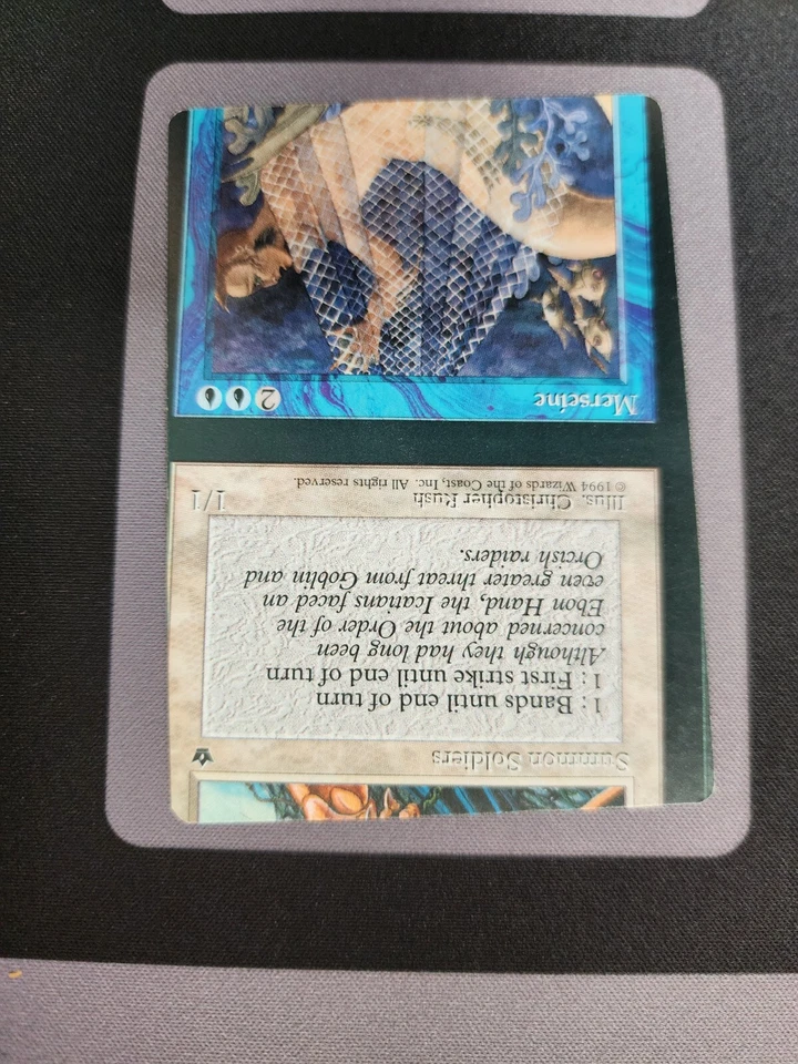 NFC MISCUT MTG Fallen Empires error off center Magic Banding - Image 2 of 4