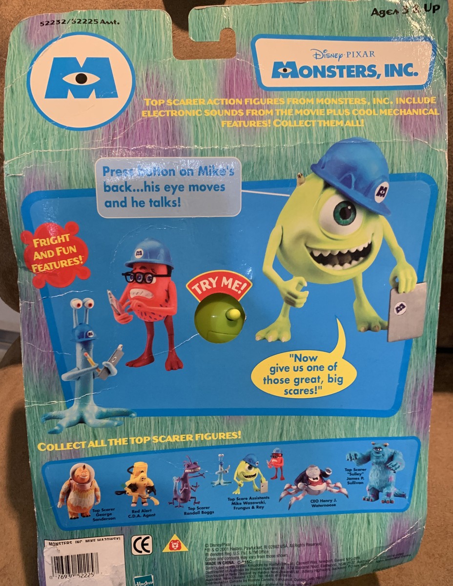 MONSTERS INC MIKE WAZOWSKI TOP SCARE ASSISTANTS FRUNGUS & RAY PLAYSET | eBay