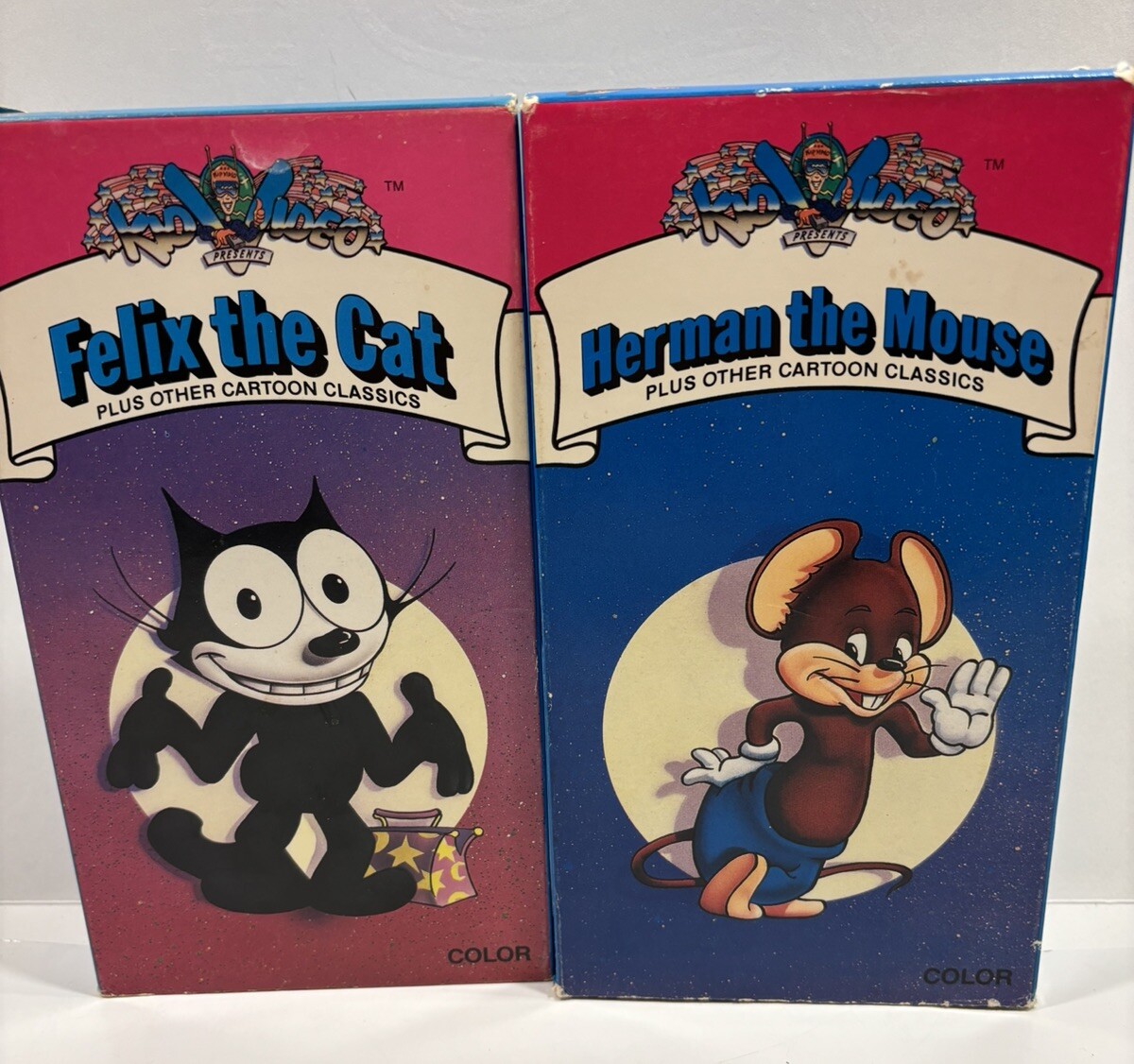 Felix The Cat Herman The Mouse VHS Lot 1989 | eBay