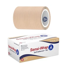 Dynarex #3172 Sensi-Wrap Self-Adherent Bandage, Tan, 2" x 5yd - case of 36