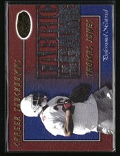 Thomas Jones 2000 Donruss Leaf Certified Fabric Of The Game #FG-49 /1000