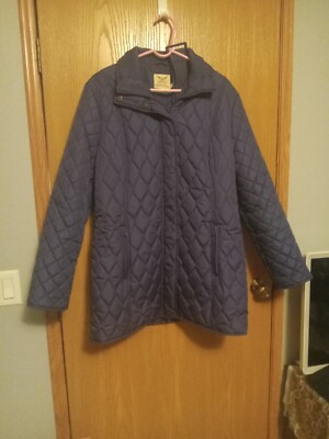 Faded Glory Woman s Quilted Lightweight Winter Coat Size