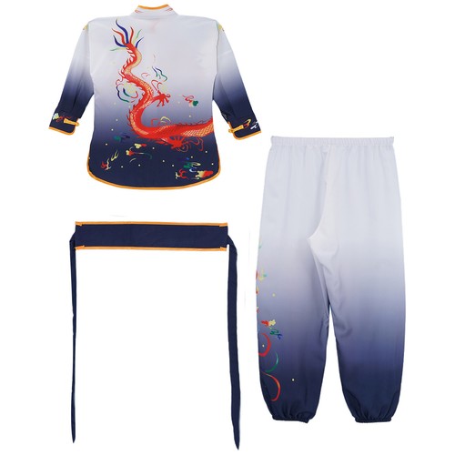 Unisex Kung Fu Long Sleeve Tops With Pants Tracksuits Uniform Clothing Tai Chi - Picture 29 of 89