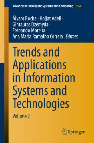 Trends And Applications In Information Systems And Technologies Volume