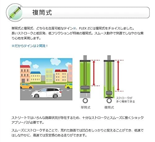 TEIN FLEX Z Gewindefahrwerk für Honda Civic EK2/3/4/9 Type-R VSH00-C1SS3 NEU - Bild 4 von 4