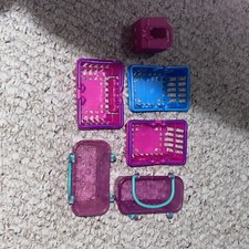 Lot Of 6 Shopkins Shopping Baskets