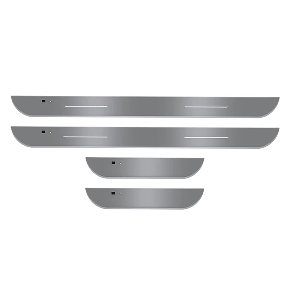 Luz de pedal magnética recargable USB iluminada para puerta de coche 4 piezas Foto 3 de 4