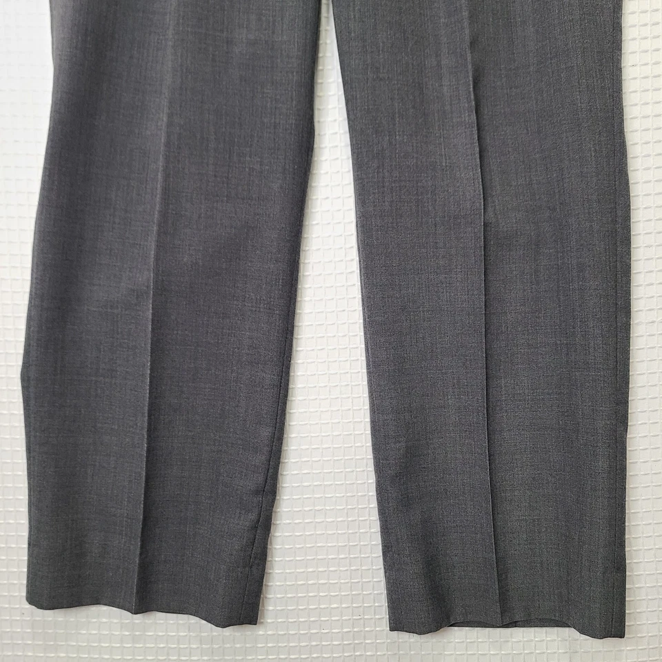 Pantalones de vestir plisados grises 36x29 de colección hechos en EE. UU. USADOS EN EXCELENTE ESTADO Town Craft para hombre Foto 3 de 4