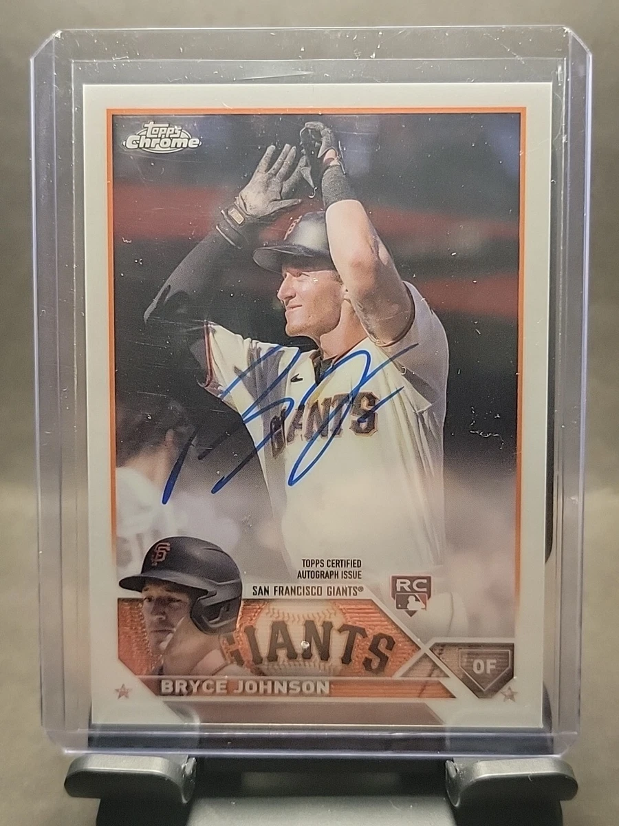 2023 Topps Chrome Bryce Johnson Autograph Rookie Auto RC #RA-BJ