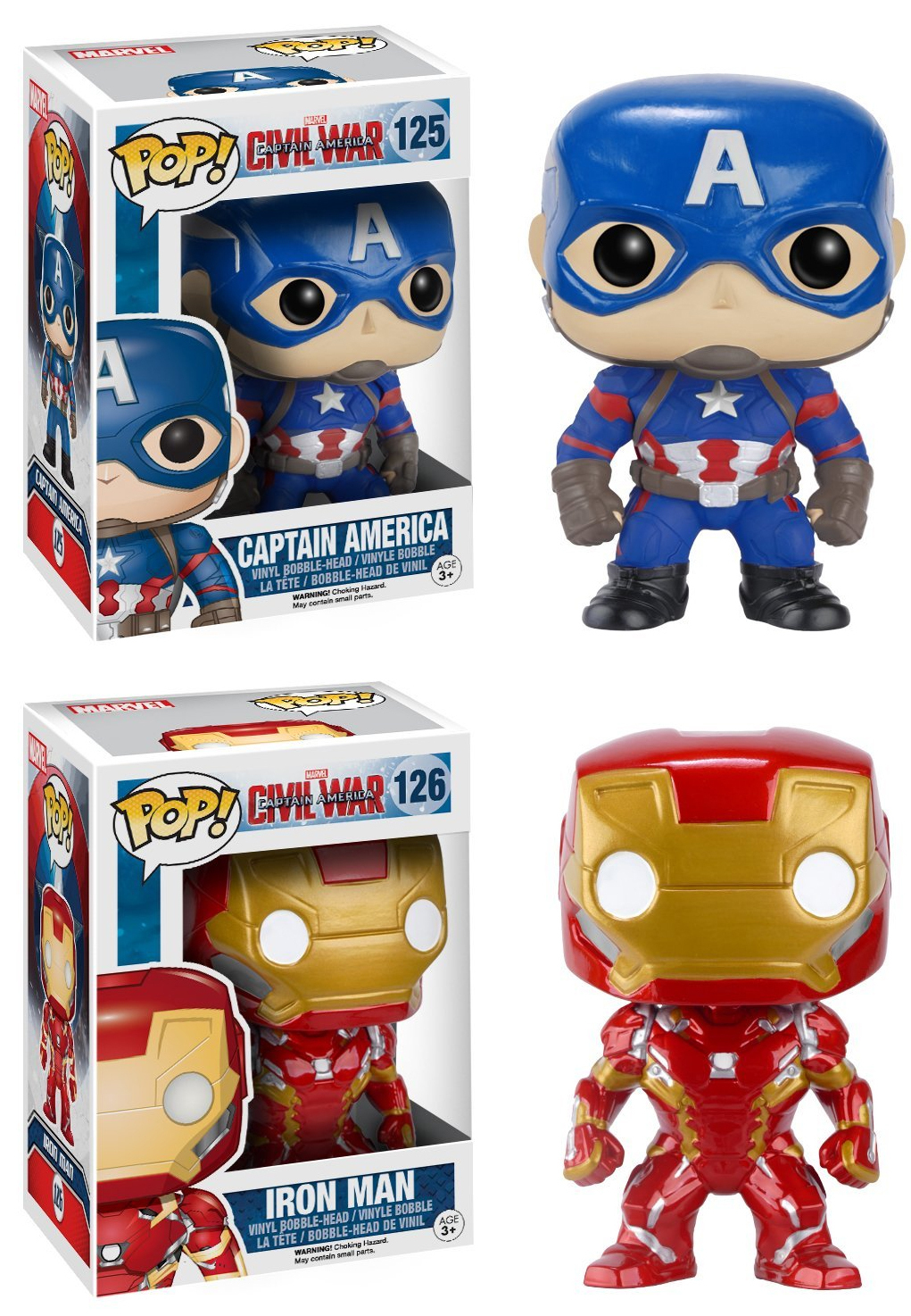 civil war captain america funko pop